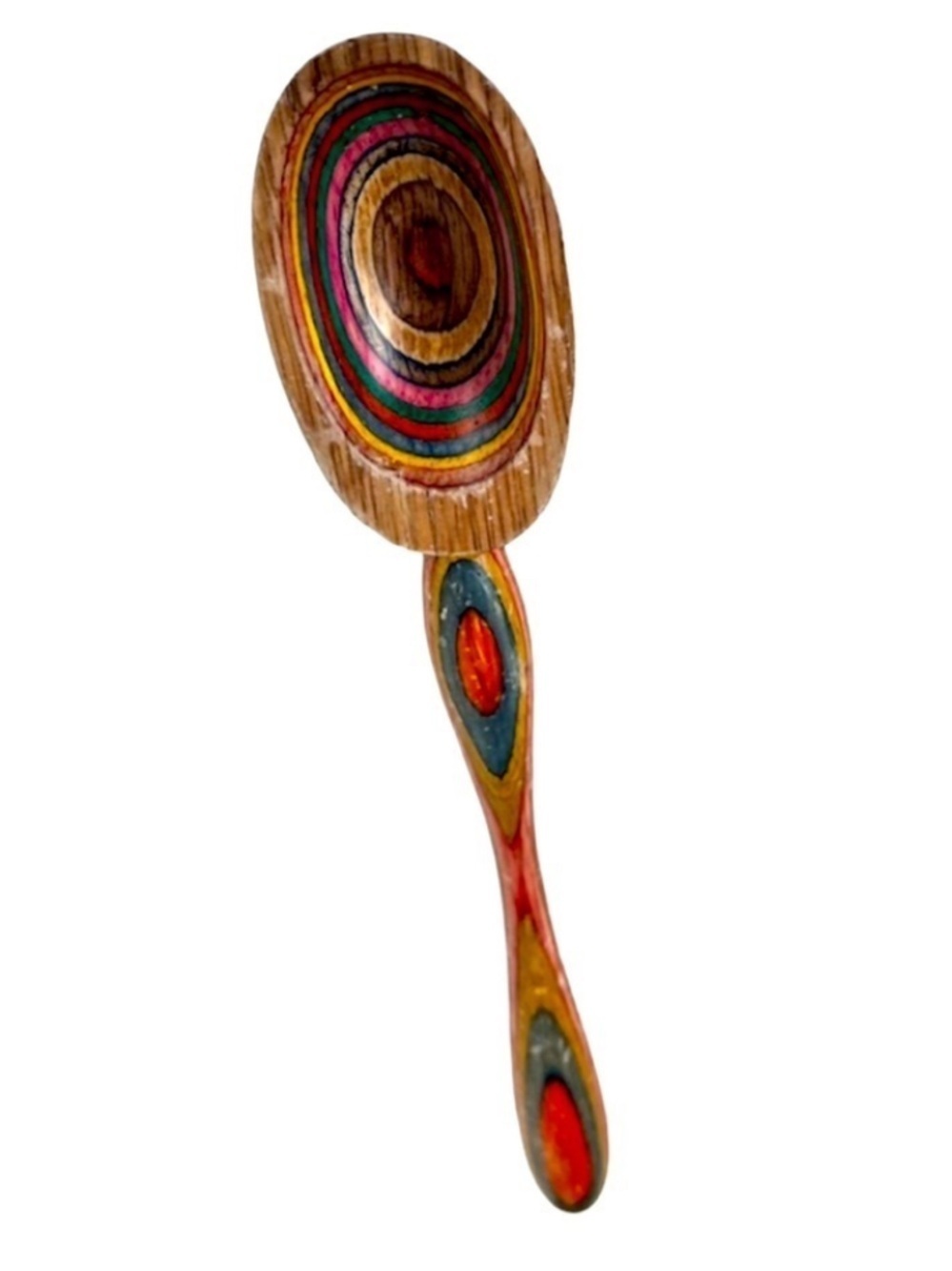 Mr. Dudley Rainbow Wooden Serving Spoon Aged Kitchenware